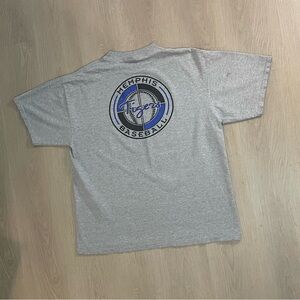 WORN Cotton Express Memphis Tigers Baseball Tee “Grey”